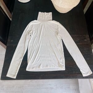 MADEWELL LONG SLEEVE IVORY COLOR TURTLENECK TOP NWOT 🌻